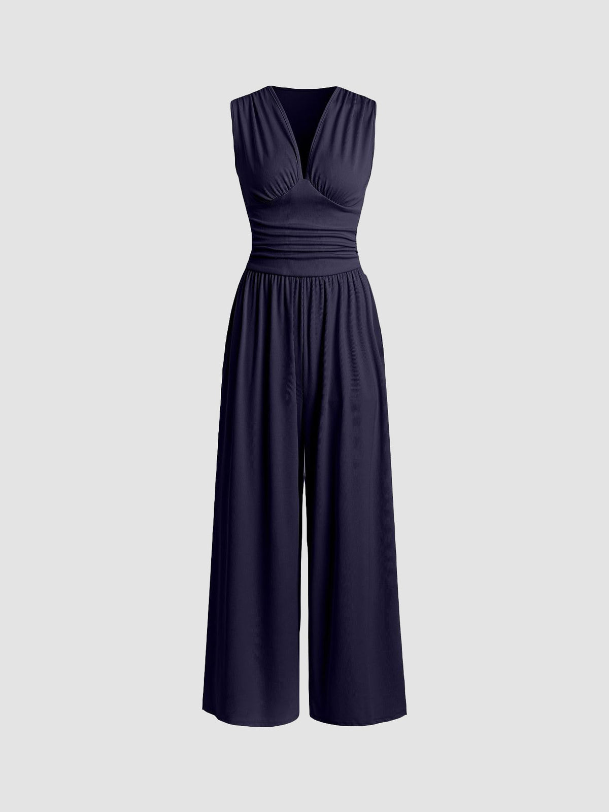 Senna's Chic Sleeveless Wide-Leg Jumpsuit