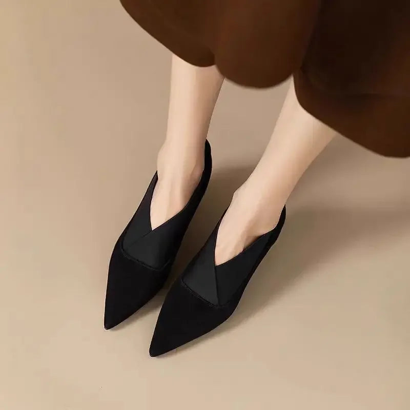 Elara Suede Heels